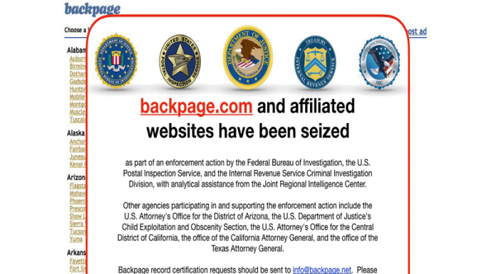 Backpage Alternative Websites